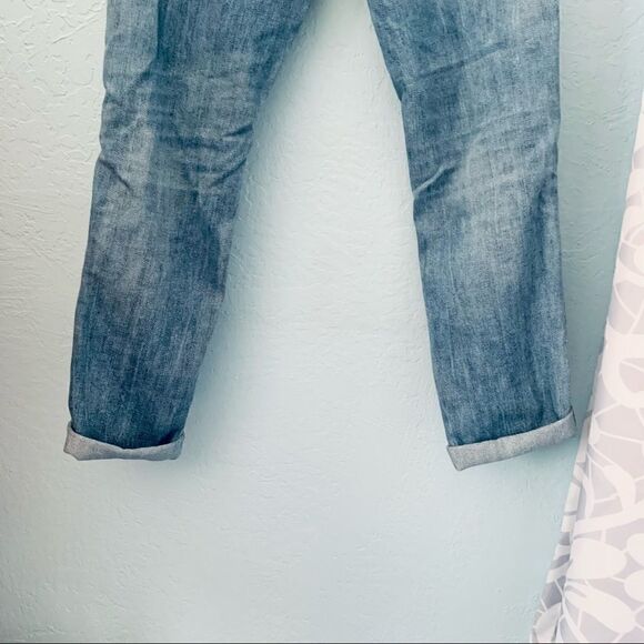 Blank NYC Crop Studded Girlfriend Jeans Size 24 - Picture 14 of 15